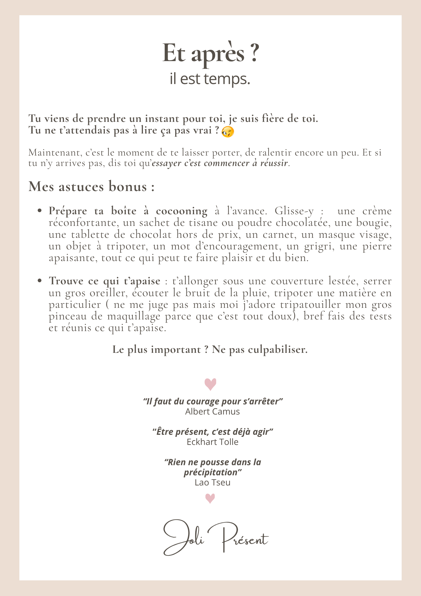 Mon kit de la Procrastination Positive – Image 2